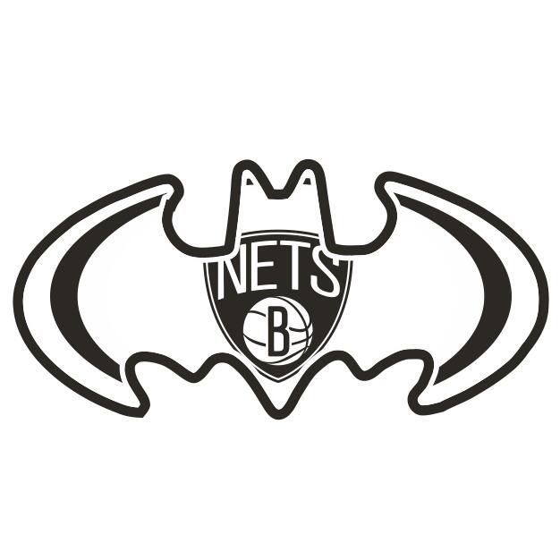 Brooklyn Nets Batman Logo fabric transfer